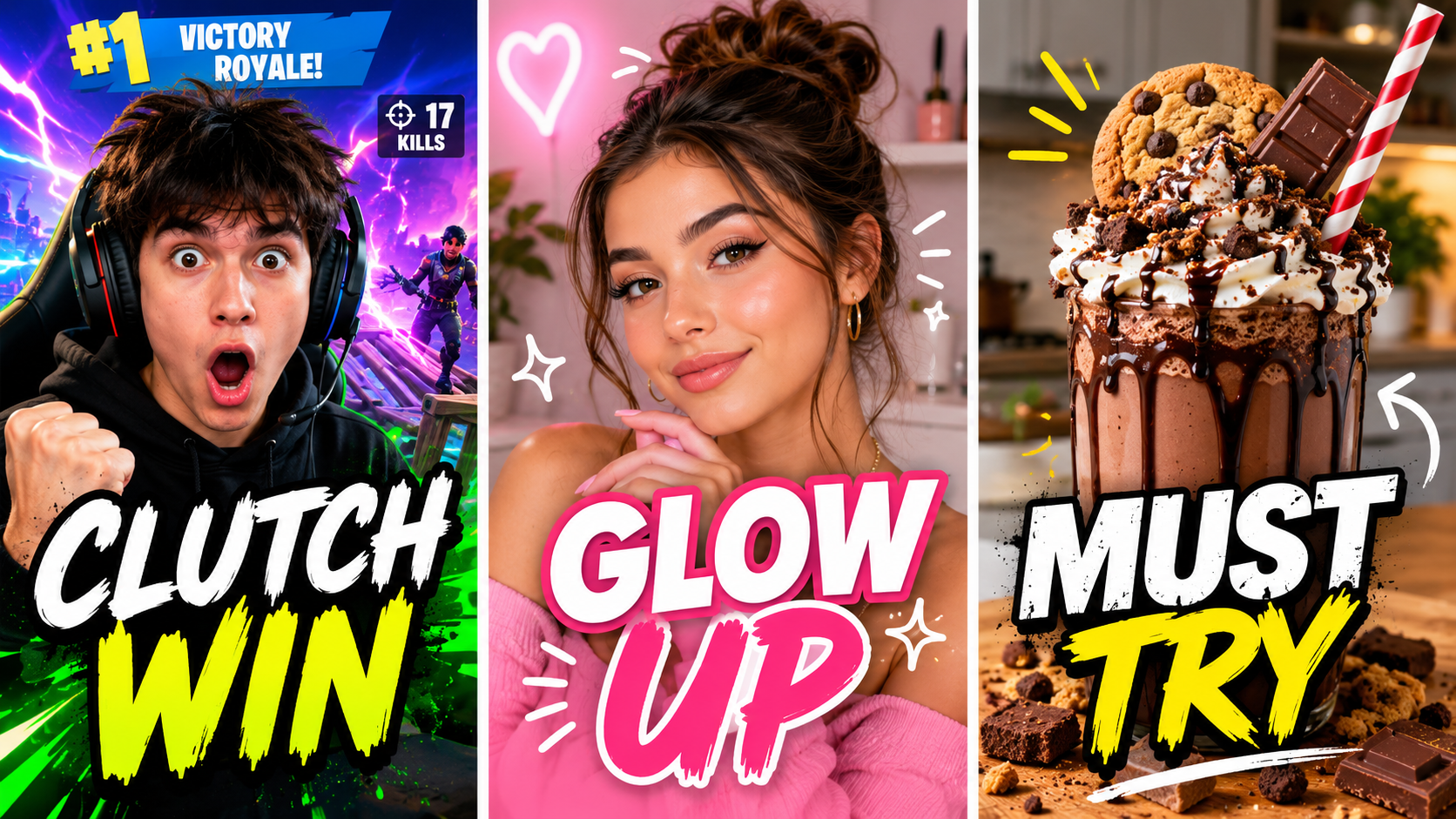 Example Shorts, Reels, and TikTok cover thumbnail concept