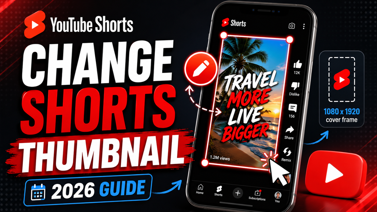 YouTube Shorts Thumbnail ändern: 2026 Guide - Ratgeberbild von cheapthumbnails.com